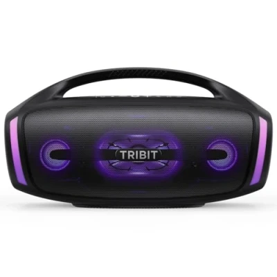 Obrázek TRIBIT StormBox Blast 2 Bluetooth reproduktor, 200 W přenosný reproduktor se subwooferem, XBass, LED svítidla, 5.4, IP67, hod., funkce karaoke perfektní pro venkovní party / pláž