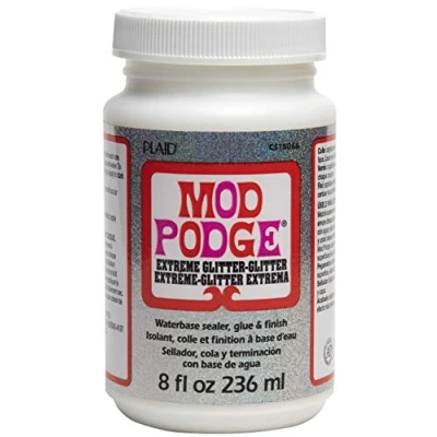Obrázek Mod Podge 8 oz Extreme třpytky, syntetický materiál, bílý, 10. x 6, 4 cm, 236