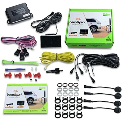 Obrázek VALEO 632201 Parkovací asistent Beep&amp;Park Kit: 4 senzory + 1 LCD displej přední montáž nebo na zadní straně