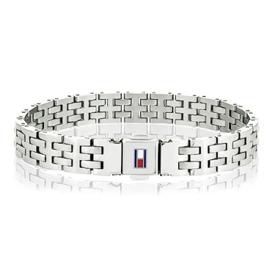 Obrázek Tommy Hilfiger Jewelry náramek pro pány z ušlechtilé oceli 2701062, Nerezová ocel, Bez kamene.