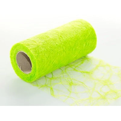 Obrázek 25 m x 20 cm Sizoweb běhoun na® vliesová originální hlavu stůl Kiwi zelená světle na svatbu