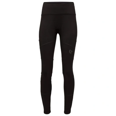 Obrázek Norrøna Femund Warmwool FLEX2 Tights Punčochy, Ženy, Velikost: Large, Caviar