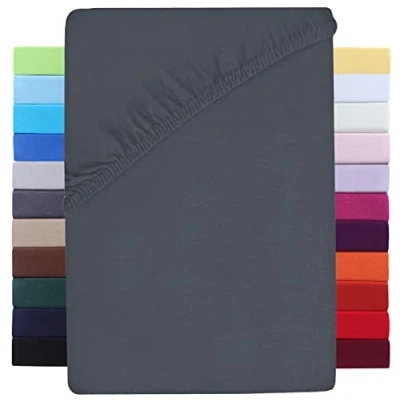 Obrázek NatureMark Premium boxspring postel napínací prostěradlo 180 x 200 až 220 cm vysoký stoják do výšky matrace 40 pro vodní postele bavlna s elastanem,