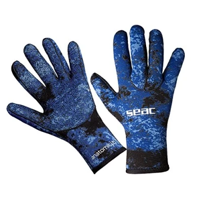 Obrázek Seac Anatomic Camo Gloves, Tauchhandschuhe aus 3,5mm Neoprene für Freitauchen und Unterwasserjagd in Tarnfarben