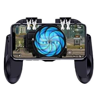 Obrázek Ozkak Mobile Game Controller Smartphone Gamepad zjednodušený přenosný 4 spouštěče L1R1 pro chytrý telefon PUBG COD Android iOS iPhone Samsung