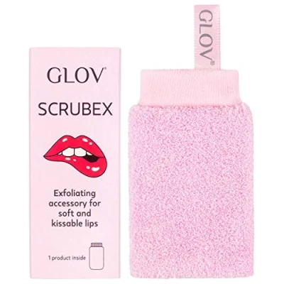 Obrázek Peeling rukavice na rty hadřík pro jemnou exfoliaci, péči o a odstranění suché pokožky ideální jemné optimální absorpci balzámů