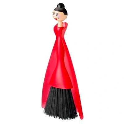 Obrázek Vigar Sada na zametací stůl Dolls s ručním smetáčkem, ABS, polypropylen, červená/černá, 12,5 x 4 27,5 cm