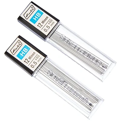 Obrázek Herlitz Náplň na mechanickou tužku HB, 0,5 mm, 2 x 12 kusů blistrové kartě
