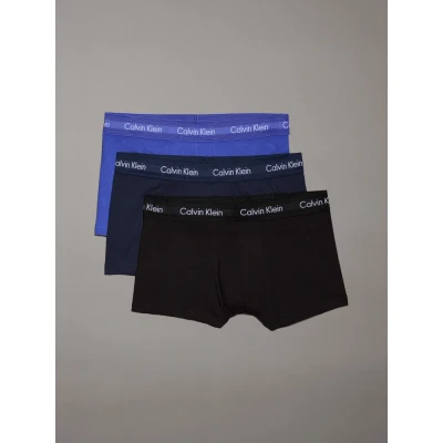 Obrázek Calvin Klein Underwear LOW RISE Trunk 3 PACK Úzké boxerky, Muži, Velikost: Small, Blue