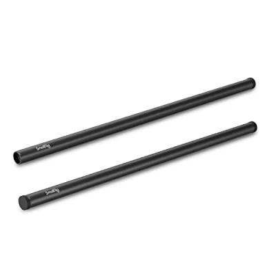 Obrázek SMALLRIG 2 kusy 15 mm Rod(M12 40 cm) 16 palců černá tyč z hliníkové slitiny 1054