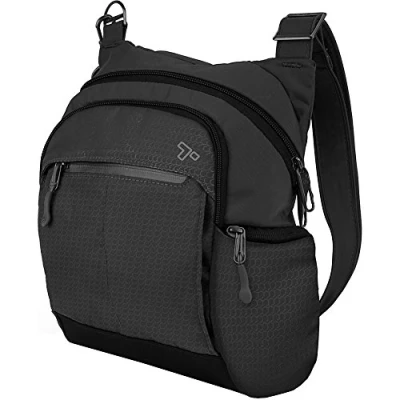 Obrázek Travelon Anti Diebstahl Active Tour Tasche, schwarz (Schwarz) 43124 500, 9 x 11 3.5