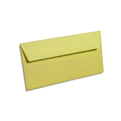 Obrázek Clairefontaine 5485C balení s 20 obálkami pylu, formát DL, 110 x 220 mm, 120 g, ideální pro pozvánky a korespondenci, karamel, 1