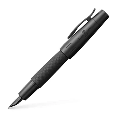 Obrázek FABER CASTELL 148623 plnicí pero e motion pure black, tloušťka pera B, černé