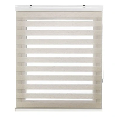 Obrázek Blindecor Vela roleta v noci a den premium s galerií len, dvojitá 140 x 180 cm (ŠxV) velikost látky 137 175 elegantní pro noc