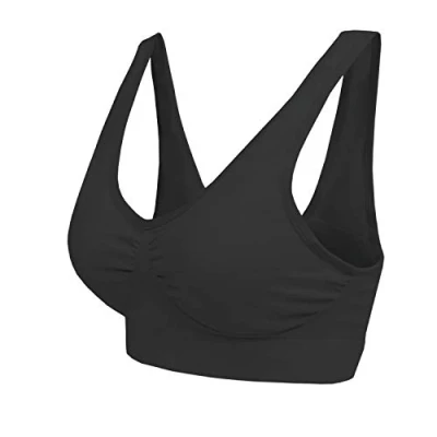 Obrázek Boolavard dámská pohodlná podprsenka, klasická Push Up a bez kostic, balení 1 ks 3 ks, černá