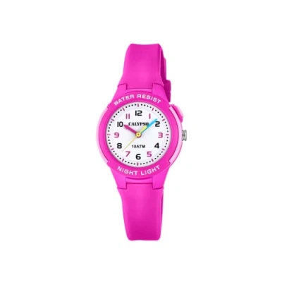 Obrázek Calypso Unisex Kinder Analog Quarz Uhr mit Plastik Armband K6069/1, Rosa