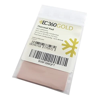 Obrázek EC360® GOLD 14,5 W/mK tepelně vodivá podložka (50 x 50 2,0 mm)