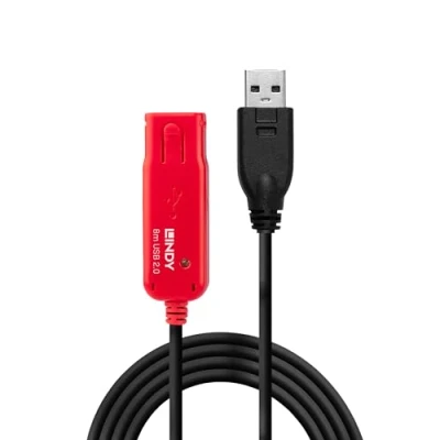 Obrázek LINDY 42780 USB 2. 0 Aktiv Extension Pro 8m