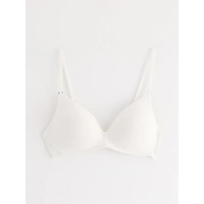 Obrázek Lindex Petit IRIS Trojúhelníková podprsenka, Ženy, Velikost: 75A, White