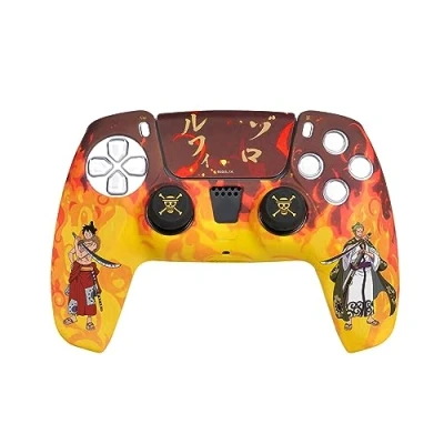 Obrázek FRTEC Combo Pack, tvrdá skořepina + rukojeti nálepka pro PS5 DualSense (One Piece)