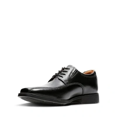 Obrázek Clarks Pánské Tilden Walk Derby Derbys, černá kůže