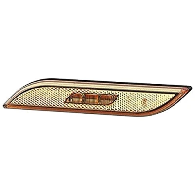 Obrázek HELLA Boční obrysové světlo Shapeline Style LED 24V / 12V nástavba/lepené SAE/ADR/GGVS Barva světelných oken: žlutá kabel: 250mm Konektor: otevřené konce kabelů 2 pólové 2PS 013