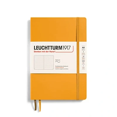 Obrázek LEUCHTTURM1917 363403 Poznámkový blok Medium (A5), měkký obal, 123 očíslovaných stran, Rising Sun, dotted