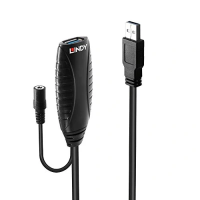 Obrázek LINDY 43099 USB 3. 0 kabel, 15m černý