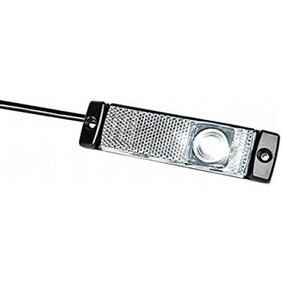 Obrázek HELLA 2PG 008 645 831 Polohové světlo vymezené přívěs karavan LED 24 V nástavba/šroubové připojení ADR/GGVS Barva světelného panelu: čiré kabel: 450 mm Konektor: AMP