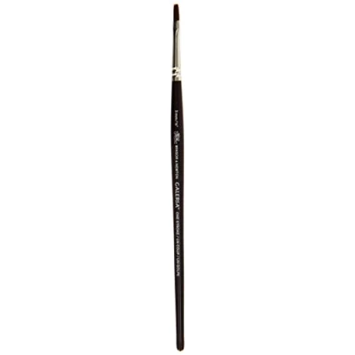 Obrázek Winsor &amp; Newton Akrylový štětec Galeria 5733103, ze syntetických vláken, ideální kontrola pro silnější nanášení barev, jednofázový 1/8 palce, 3 mm