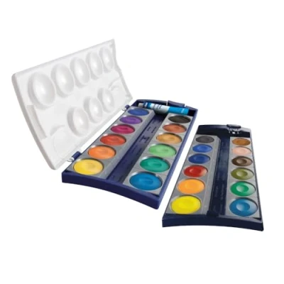 Obrázek Pelikan Krabička na barvy K24® včetně krycí bílé, 24 barev, 1 kus