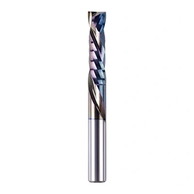 Obrázek SpeTool spirálová drážkovací fréza 8 mm Stopka Kompresní 32 délka řezu drážková CNC VHM stopková TAC povrchová pro horní frézku na dřevo Router Bit