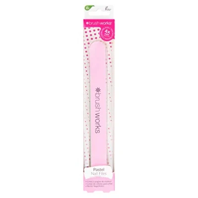 Obrázek Brushworks Pastelové pilníky na nehty 4 kusy, 70 g
