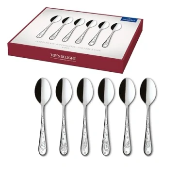 Obrázek Villeroy &amp; Boch Toy&#039;s Delight sada příborů na kávové lžičky pro 6 osob, 6dílná sada, lze mýt v myčce, nerez, příborů, lžíce, ušlechtilá ocel