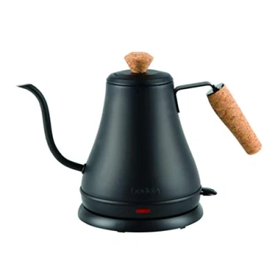 Obrázek Bodum Melior 11883 259EURO Elektrischer Wasserkocher mit langem Auslauf, 0,8 l, 1.800 W, Schwarz Matt
