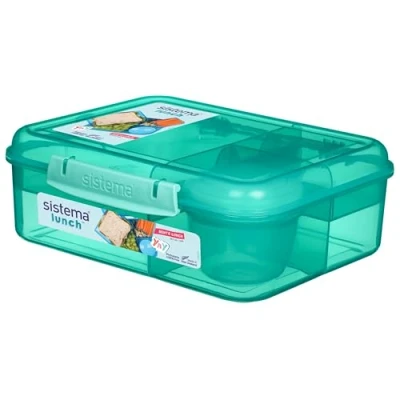Obrázek Systémová Bento Lunch Box s ovocem / jogurtem, multicolor, 1,65 litru (rozmanité barvy)