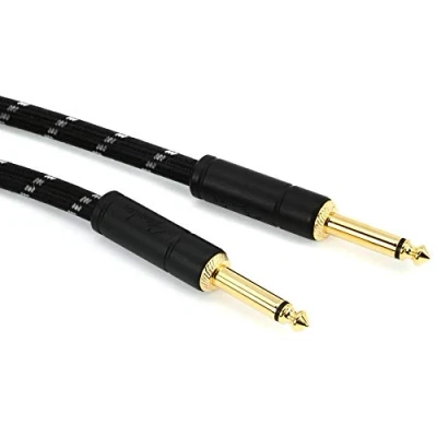 Obrázek Fender Kabel Deluxe Series, 4,5 m, černý tvídový