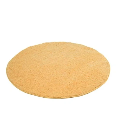Obrázek Gözze Koupelnový koberec z mikrovlákna, kulatý průměr 110 cm, RIO, sluneční žlutá, 1025 13 110000