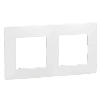 Obrázek Legrand 665002 Abdeckrahmen, reines weiß