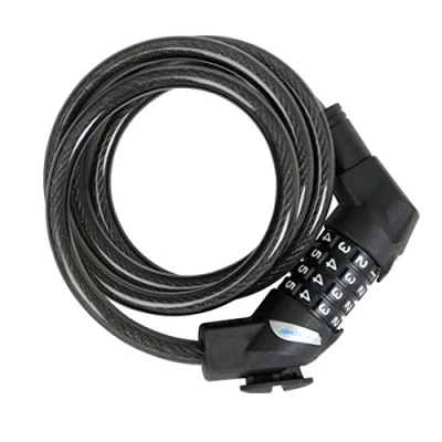 Obrázek FISCHER 85906 spirálový zámek číslice, délka: 120 cm, černá