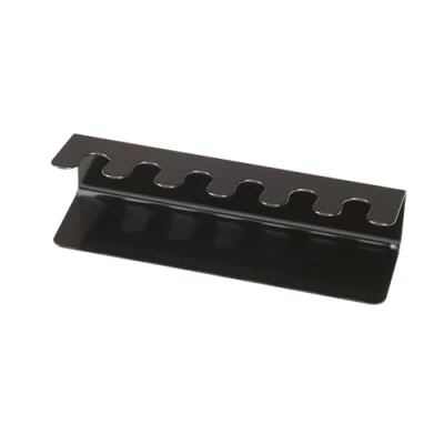 Obrázek MAUL držák razítek 22,5 x 6 6,5 cm elegantní v rovném provedení prostorově úsporný organizér do kanceláře až pro ideální datumová razítka a firemní černý