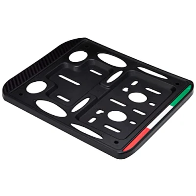 Obrázek Quattroerre 16109 Kennzeichenhalter für Motorrad Tricolore Carbon