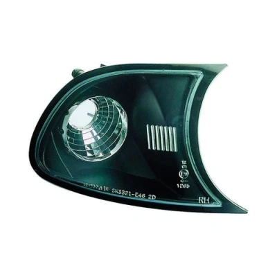 Obrázek AUTO STYLE Satz Frontblinker kompatibel mit BMW 3er E46 Coupe/Cabrio 2001 2003 Schwarz