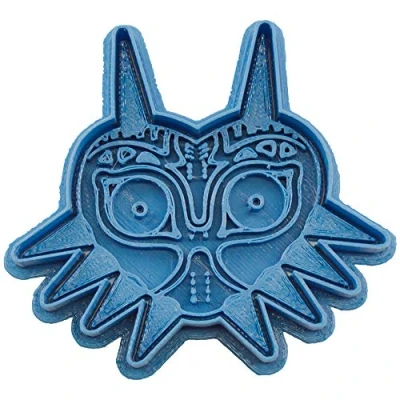 Obrázek Cuticuter Majora&#039;S Mask The Legend of Zelda Keksausstecher, Blau, 8 x 7 1,5 cm
