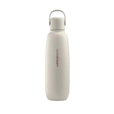 Obrázek SodaStream 0,9 l Písková kovová láhev Fizz&amp;go Cool vhodná do myčky kompatibilní s Duo, E Terra UVM. udrží až 12 hodin teplé a studené bez BPA 1 balení