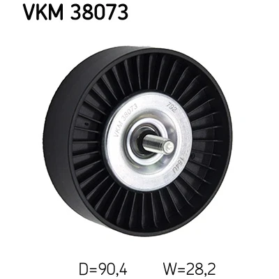 Obrázek SKF VKM 38073 Spannrollen sada pro Kromě Pud