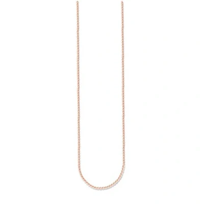 Obrázek Unisex řetízek Thomas Sabo Glam &amp; Soul, mincovní stříbro 925, 750 růžově pozlacený