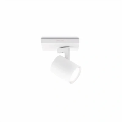 Obrázek Philips myLiving Runner LED bodové světlo (3 W), stmívatelné stropní s teplým bílým světlem a otočnou bodovou hlavou, energeticky úsporné osvětlení prostoru, bílé