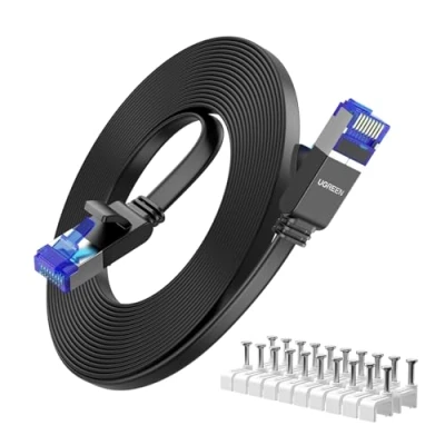 Obrázek UGREEN Cat 8 LAN Kabel 40 Gbps 2000 MHz Superrychlý síťový POE RJ45 Ethernet Wlankabel kompatibilní s PS4/5/6, Xbox, Switch, Router, Modem (15M)