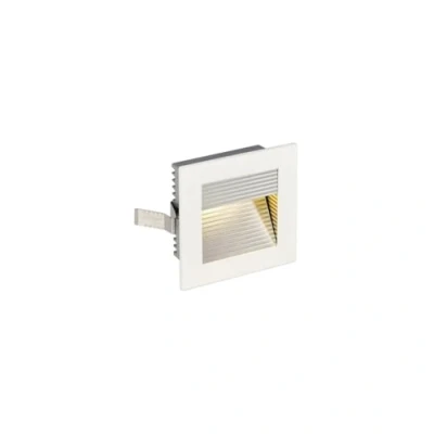 Obrázek SLV LED vestavné svítidlo Frame Curve nástěnné a stropní K montáži hranaté, bílé, 3000 teplá bílá stylové svítidlo, vestavný zářič osvětlení schodiště, schodišťové světlo